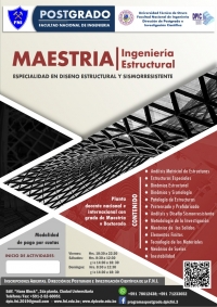 MAESTRÍA EN INGENIERÍA ESTRUCTURAL